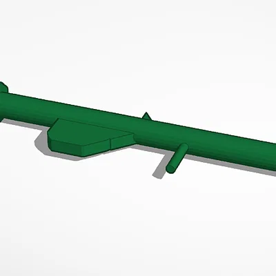 Mô hình súng Bazooka cho Dummy 13 - Phụ kiện in 3D độc đáo