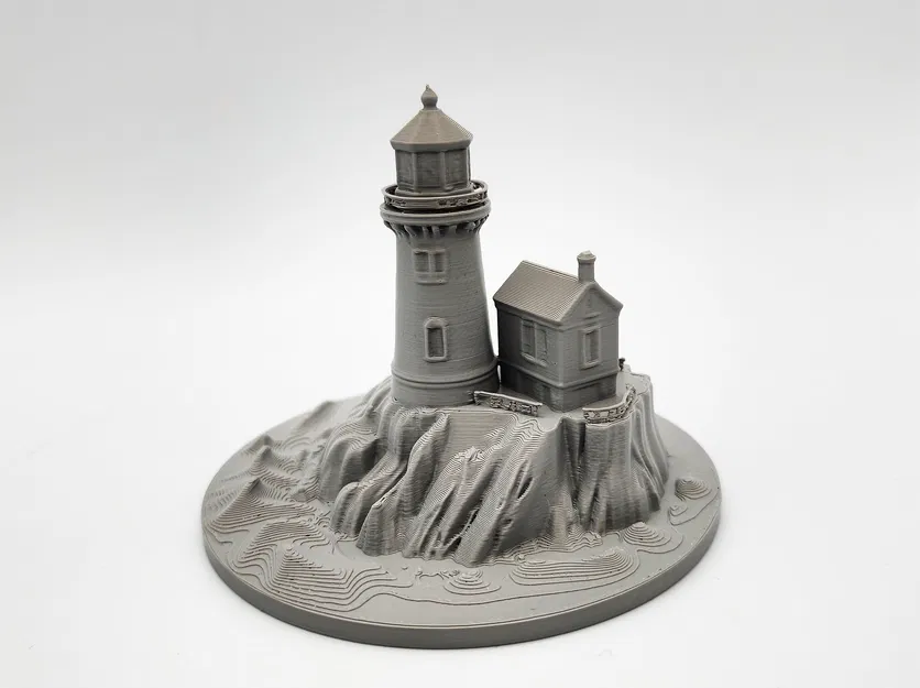 Mô hình Ngọn hải đăng trên mỏm đá - Image 1