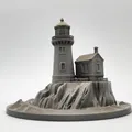 Mô hình Ngọn hải đăng trên mỏm đá - Thumbnail 4