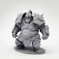 Mô hình Dwarf chiến binh giáp trụ hạng nặng cho game DND - Thumbnail 1