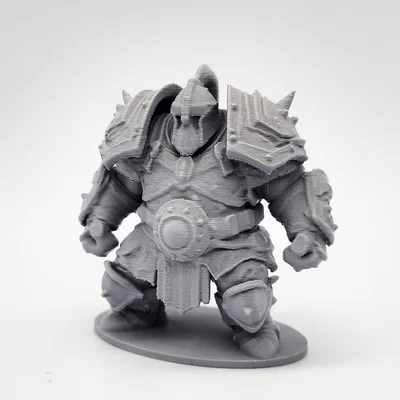 Mô hình Dwarf chiến binh giáp trụ hạng nặng cho game DND