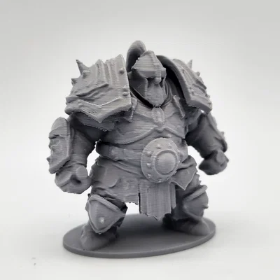 Mô hình Dwarf chiến binh giáp trụ hạng nặng cho game DND