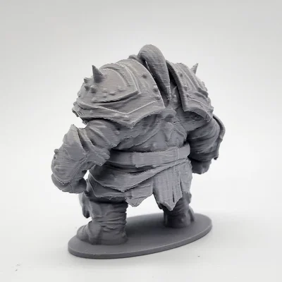 Mô hình Dwarf chiến binh giáp trụ hạng nặng cho game DND