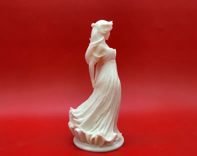 Tượng Cô Dâu Váy Cưới In 3D Đẹp Mắt Tinh Xảo - Image 3