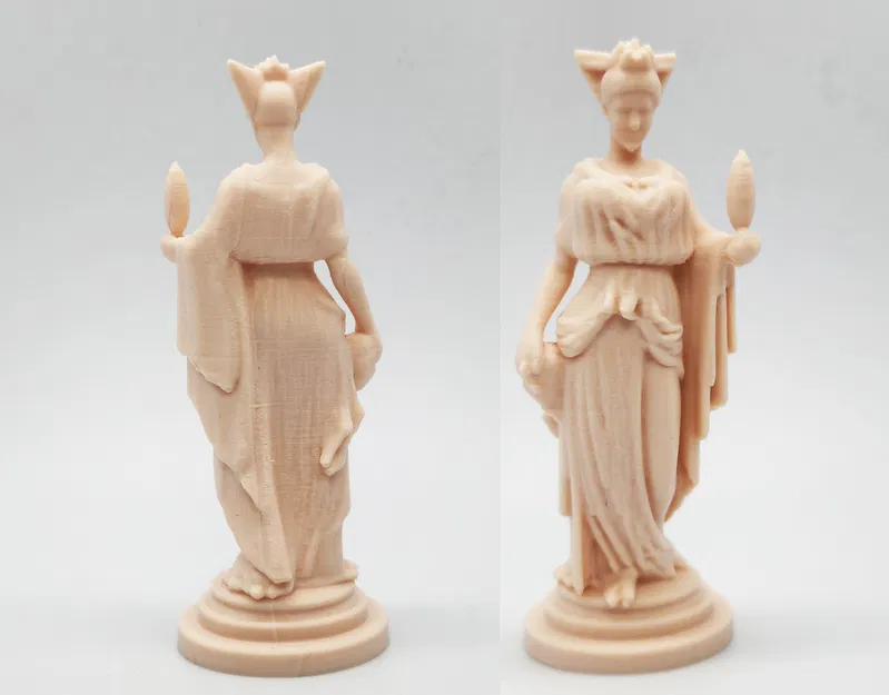 Tượng Nữ Thần Ngọn Lửa Vĩnh Cửu - Mẫu In 3D Nghệ Thuật Hy Lạp Cổ Đại - Image 1