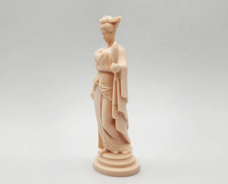 Tượng Nữ Thần Ngọn Lửa Vĩnh Cửu - Mẫu In 3D Nghệ Thuật Hy Lạp Cổ Đại - Image 2