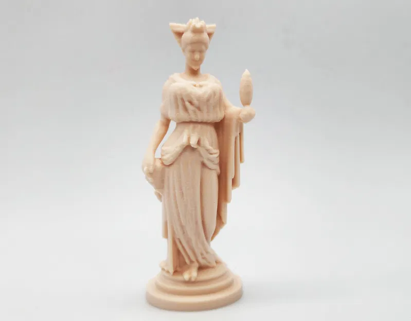Tượng Nữ Thần Ngọn Lửa Vĩnh Cửu - Mẫu In 3D Nghệ Thuật Hy Lạp Cổ Đại - Image 5