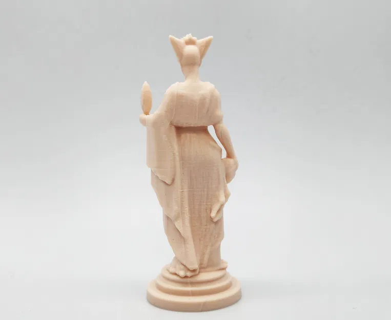 Tượng Nữ Thần Ngọn Lửa Vĩnh Cửu - Mẫu In 3D Nghệ Thuật Hy Lạp Cổ Đại - Image 6