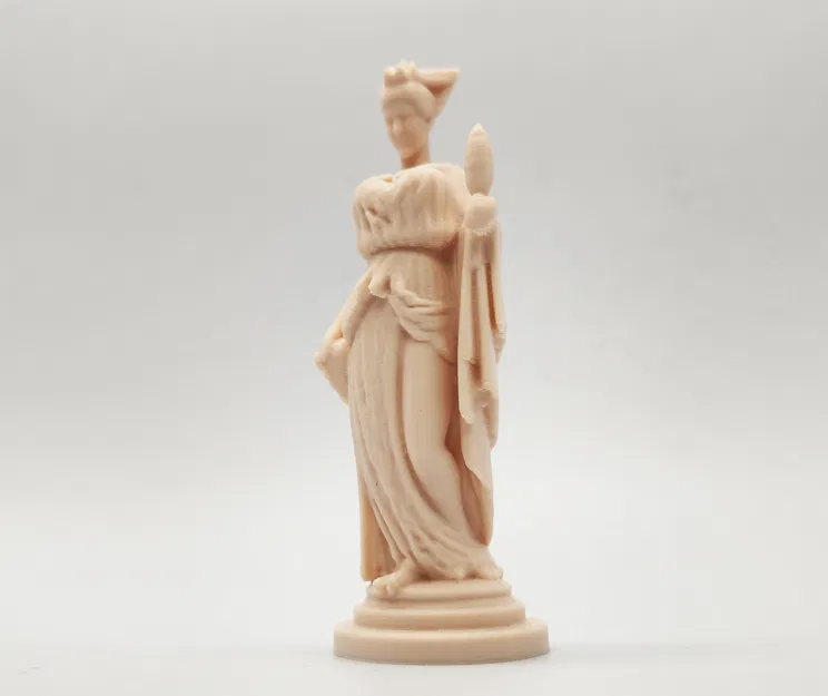 Tượng Nữ Thần Ngọn Lửa Vĩnh Cửu - Mẫu In 3D Nghệ Thuật Hy Lạp Cổ Đại - Image 7