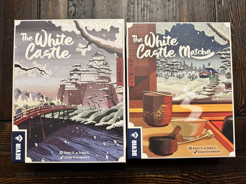 White Castle cùng Khay đựng Matcha / Organizer - Dùng được cho các bản Promo - Image 2