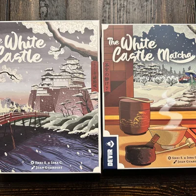 White Castle cùng Khay đựng Matcha / Organizer - Dùng được cho các bản Promo