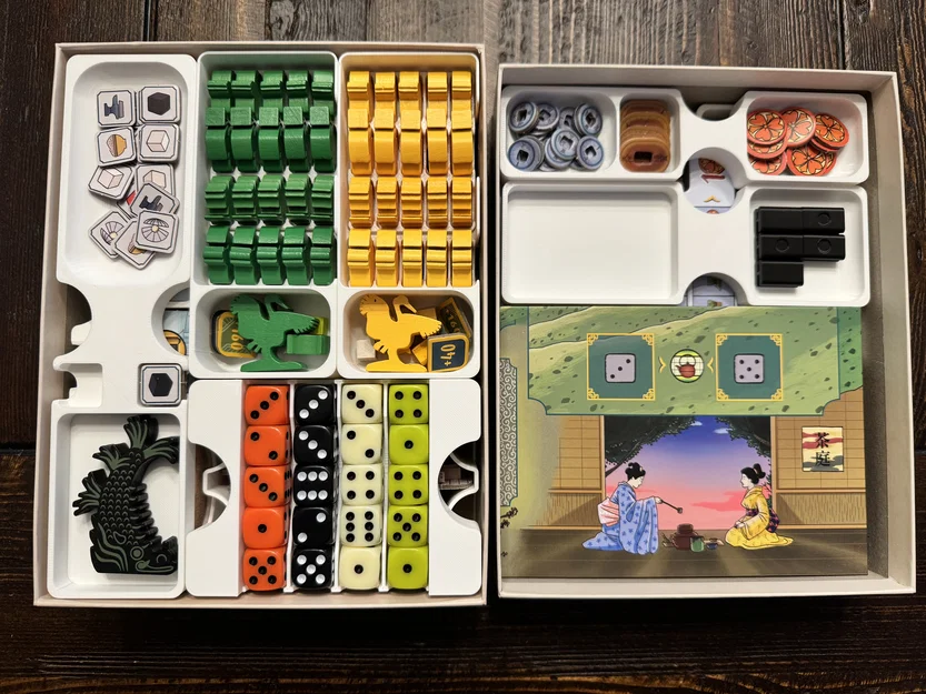 White Castle cùng Khay đựng Matcha / Organizer - Dùng được cho các bản Promo - Image 4