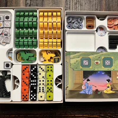 White Castle cùng Khay đựng Matcha / Organizer - Dùng được cho các bản Promo