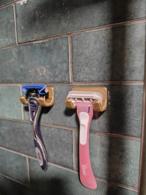 Móc treo dao cạo râu hiện đại (Simple modern razor holder) - Image 1