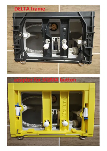 Ngàm chuyển đổi nút nhấn GEBERIT SIGMA cho bộ xả DELTA - Image 4