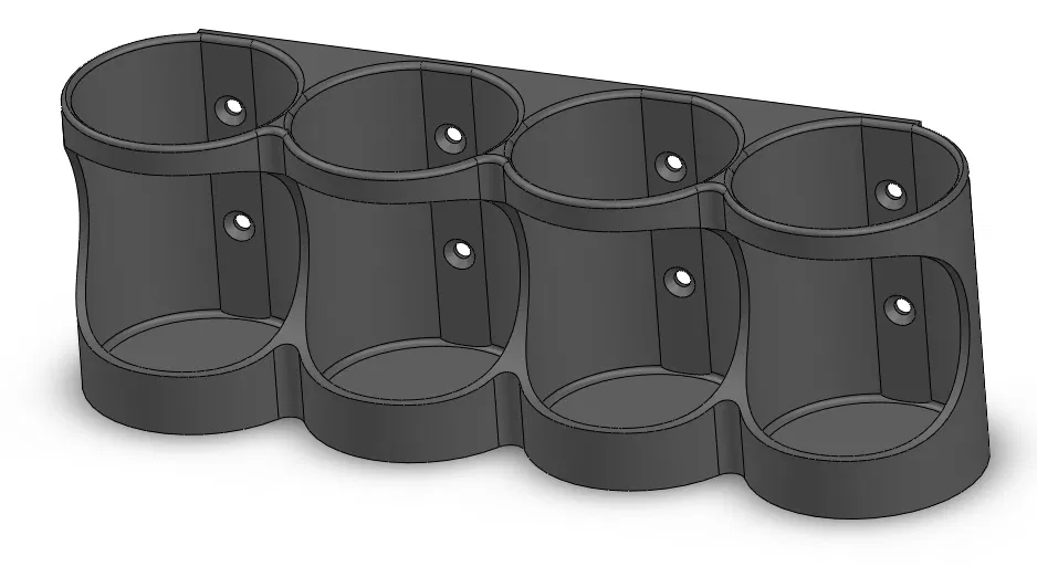 Giá treo bình xịt 70mm (4 ngăn) - Image 1