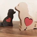 Tượng Chú Chó Poodle Trang Trí Kèm Trái Tim Đáng Yêu - In 3D - Thumbnail 3