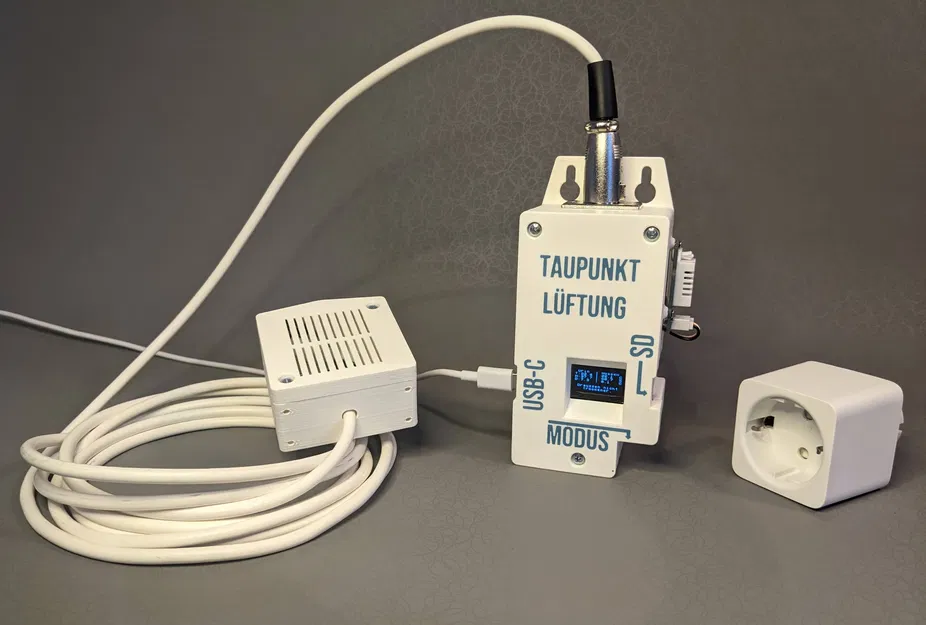 Vỏ hộp thông gió điểm sương với Seeed XIAO ESP32C6 và DHT22 - Image 1