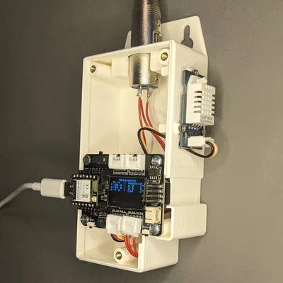 Vỏ hộp thông gió điểm sương với Seeed XIAO ESP32C6 và DHT22