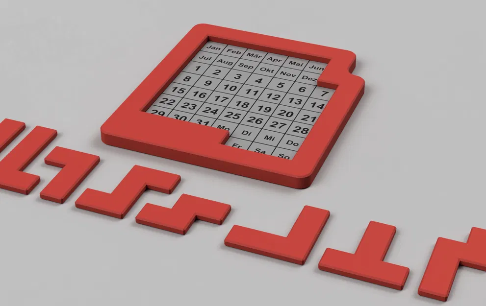Pentomino Calendar - Lịch xếp hình thử thách mỗi ngày - Image 1