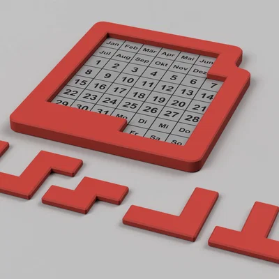 Pentomino Calendar - Lịch xếp hình thử thách mỗi ngày