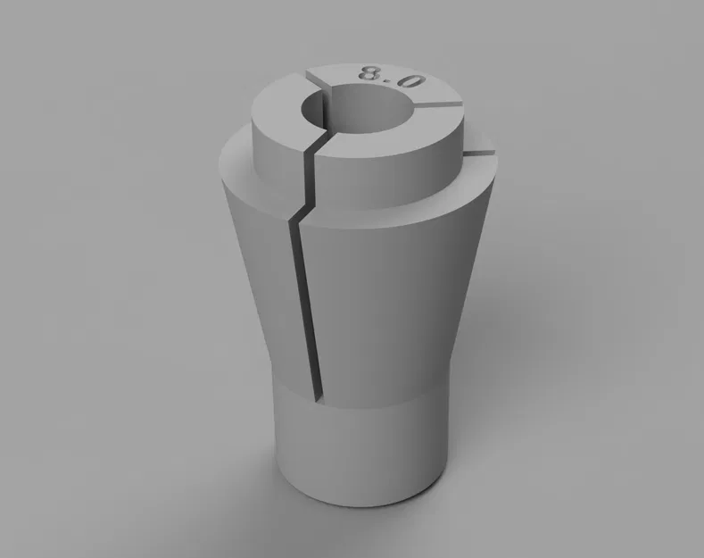 Bộ Collet (đầu kẹp) 1.0 - 8.0 mm (đuôi kín) cho tay cầm mũi khoan - Image 2