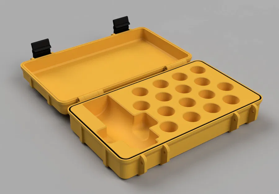 Hộp đựng Rugged chắc chắn cho tay cầm máy khoan và collet - Image 5