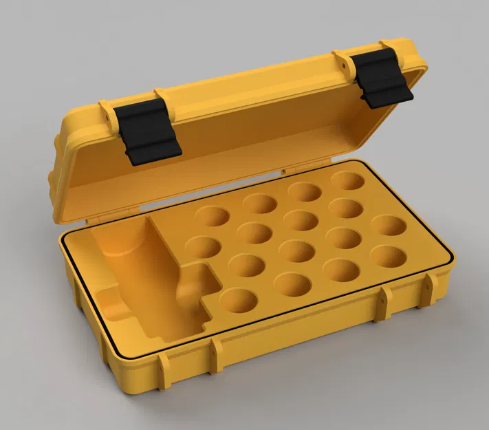 Hộp đựng Rugged chắc chắn cho tay cầm máy khoan và collet - Image 6