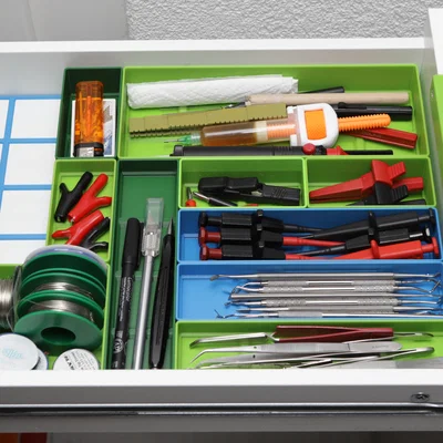 Hệ thống hộp lưu trữ xếp chồng cho IKEA ALEX (Có thể tùy chỉnh thông số)