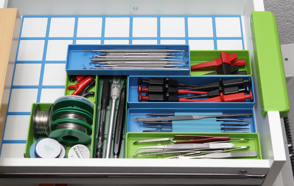 Hệ thống hộp lưu trữ xếp chồng cho IKEA ALEX (Có thể tùy chỉnh thông số) - Image 3