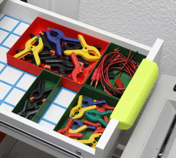 Hệ thống hộp lưu trữ xếp chồng cho IKEA ALEX (Có thể tùy chỉnh thông số) - Image 6