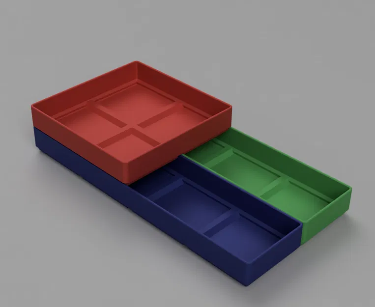 Hệ thống hộp lưu trữ xếp chồng cho IKEA ALEX (Có thể tùy chỉnh thông số) - Image 10