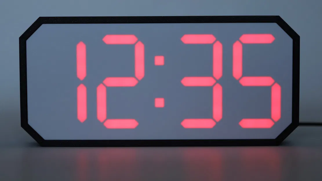 Đồng hồ LED 7 đoạn phong cách Retro - Image 2