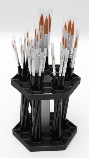 Giá cắm cọ hình lục giác (Hexagon Brush Holder) - Image 4