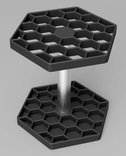 Giá cắm cọ hình lục giác (Hexagon Brush Holder) - Image 5