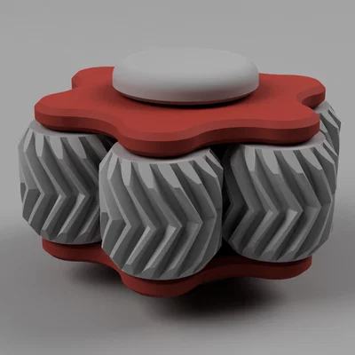 Gear Fidget Toy 05 - Đồ chơi bánh răng lục giác phẳng