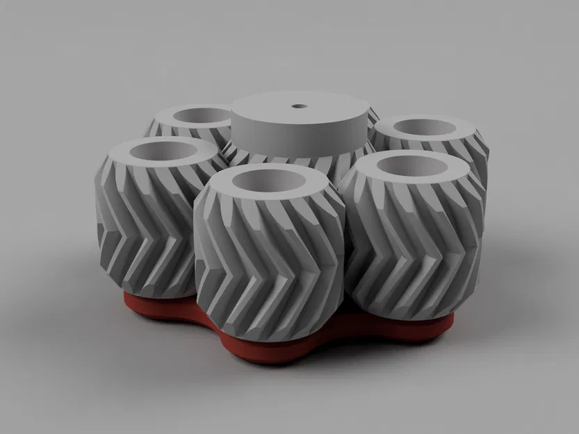 Gear Fidget Toy 05 - Đồ chơi bánh răng lục giác phẳng - Image 5