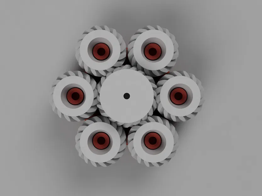 Gear Fidget Toy 05 - Đồ chơi bánh răng lục giác phẳng - Image 8