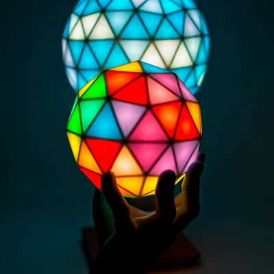 Quả cầu LED RGB Geodesic(k) - Đỉnh cao nghệ thuật in 3D