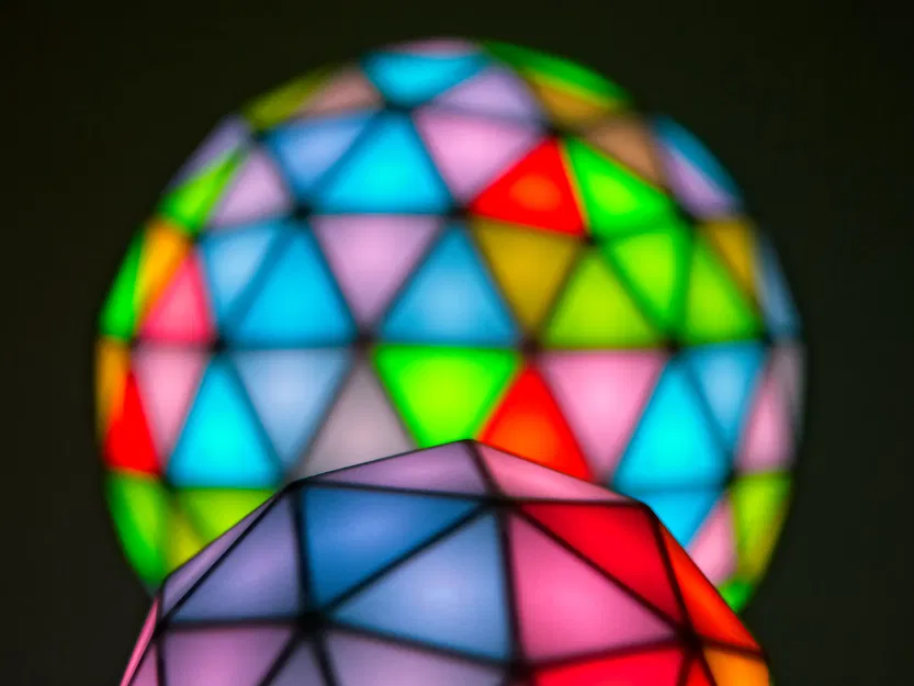 Quả cầu LED RGB Geodesic(k) - Đỉnh cao nghệ thuật in 3D - Image 4