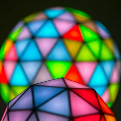 Quả cầu LED RGB Geodesic(k) - Đỉnh cao nghệ thuật in 3D