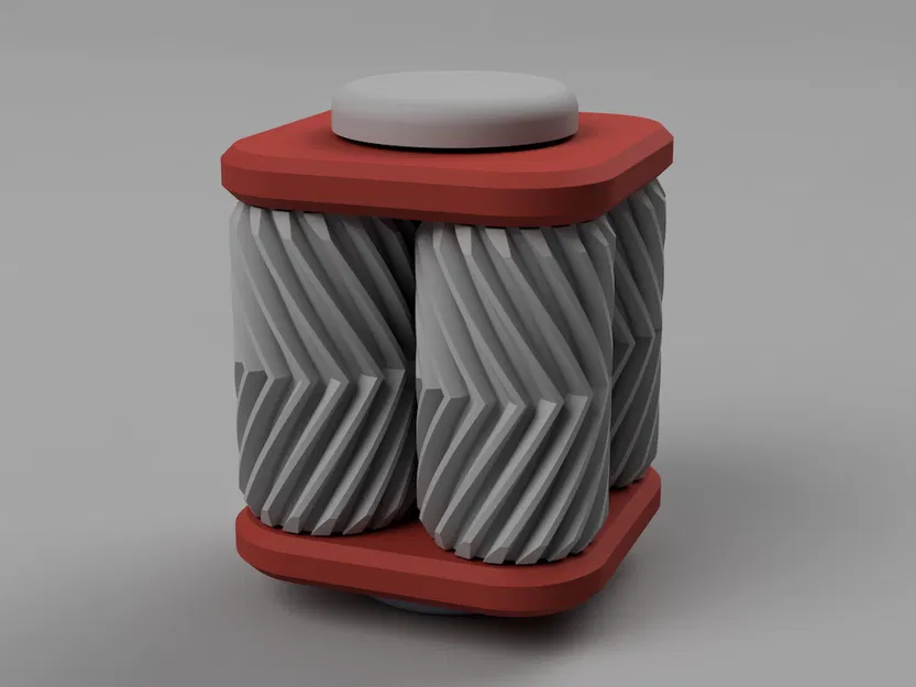 Gear Fidget Toy 04 - Đồ chơi bánh răng vuông nhỏ xoay được - Image 1