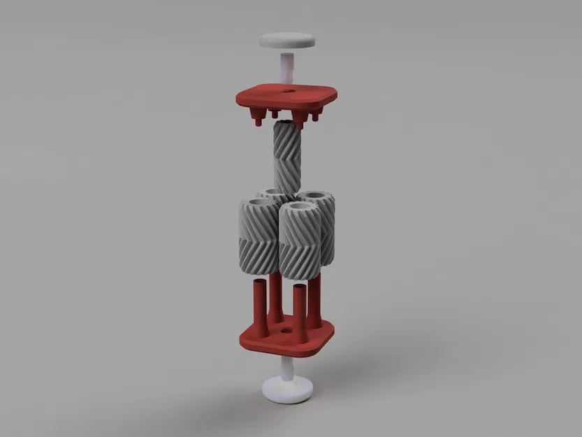 Gear Fidget Toy 04 - Đồ chơi bánh răng vuông nhỏ xoay được - Image 4