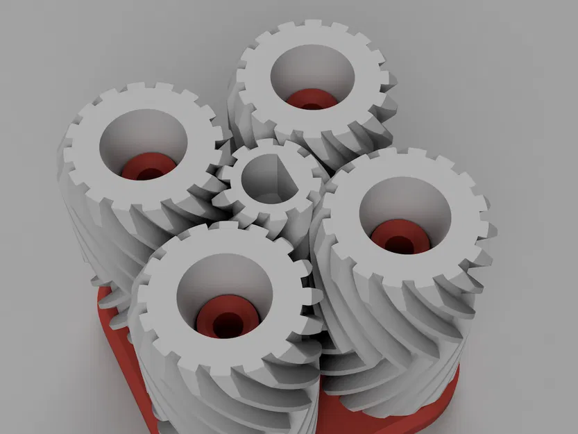 Gear Fidget Toy 04 - Đồ chơi bánh răng vuông nhỏ xoay được - Image 9