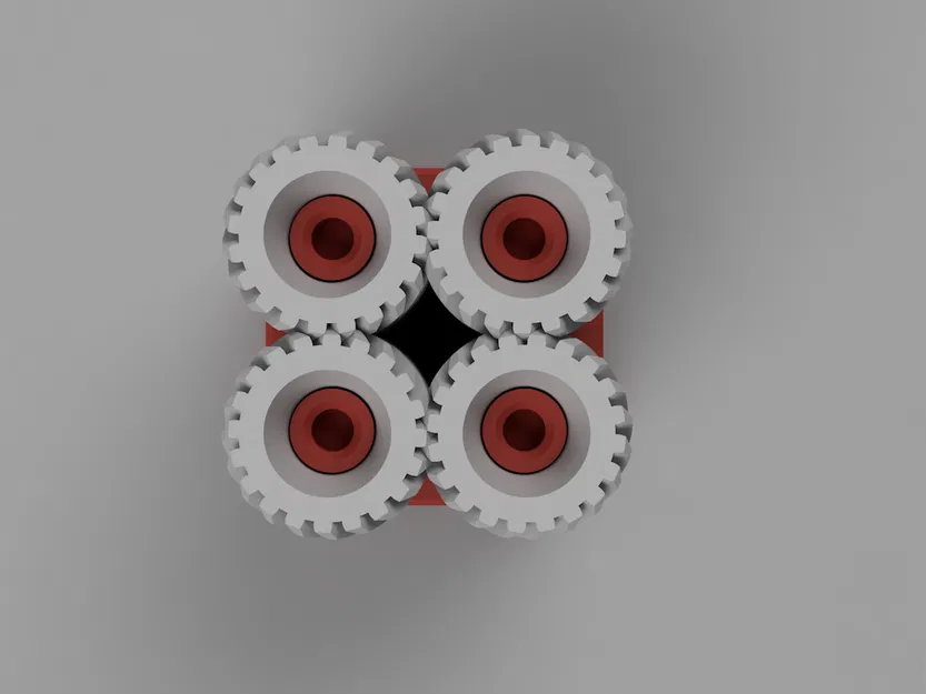 Đồ Chơi Fidget Bánh Răng 01 - Hình Vuông Lớn - Image 5