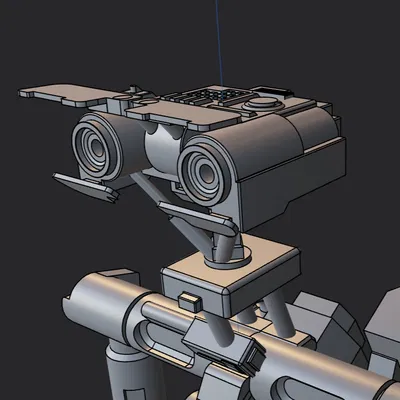 Johnny 5 sống động: Mô hình tối ưu cho in 3D
