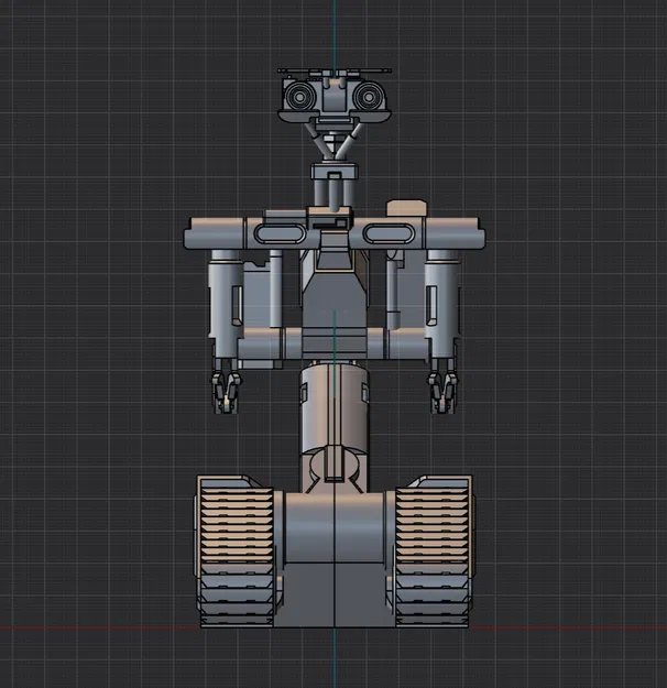 Johnny 5 sống động: Mô hình tối ưu cho in 3D - Image 4