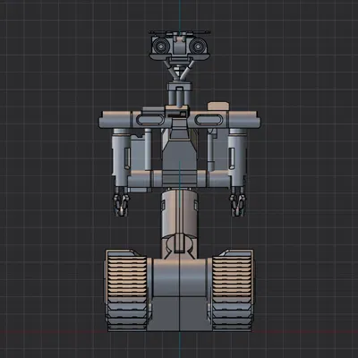 Johnny 5 sống động: Mô hình tối ưu cho in 3D