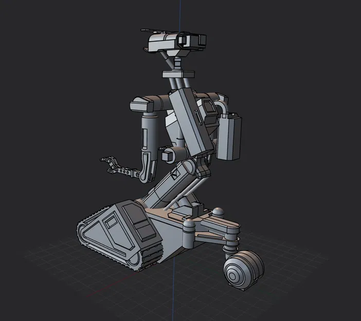 Johnny 5 sống động: Mô hình tối ưu cho in 3D - Image 6