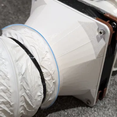 Đầu nối ống dẫn cho quạt 140mm (140mm Fan Duct Connector)